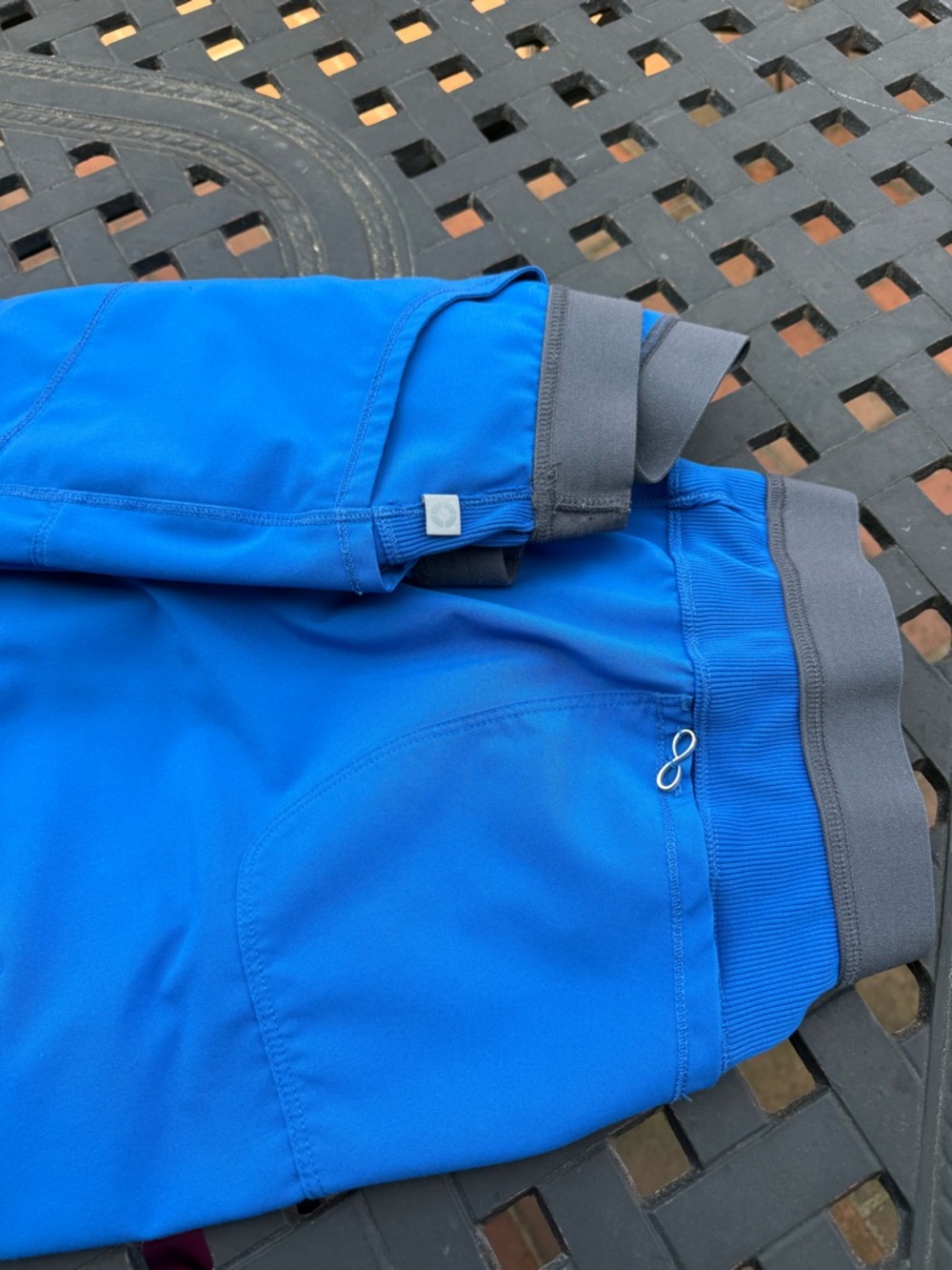 MPG Royal Blue Jogger Pants with Gray Trim